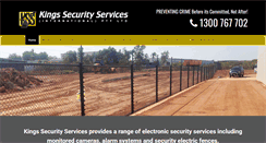 Desktop Screenshot of kingsec.com.au